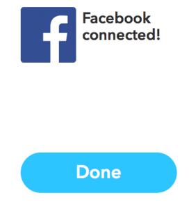 Facebook接続確認